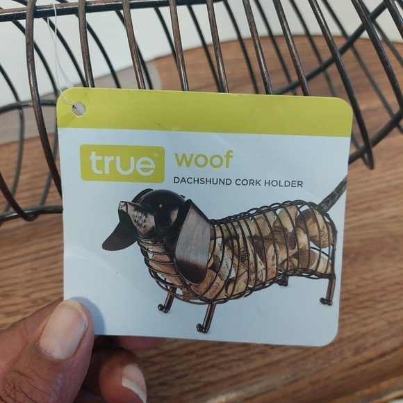 NWOT. True Woof Dachshund Cork Holder - Picture 5 of 8